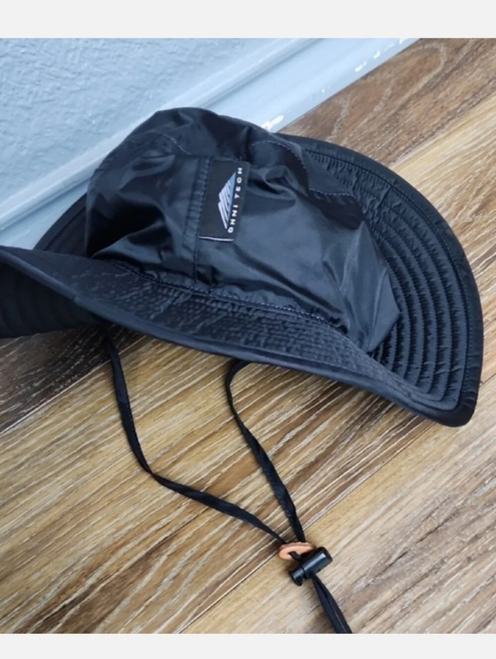 Columbia Waterproof Black Wide Cinch Hat Unisex large XL